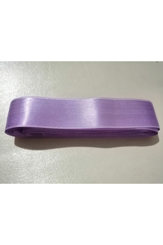Abarta Saten Kurdele %100polyester 30mm 3cm -lila-5 Metre 3 CM