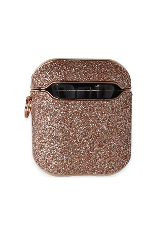 Airpods Uyumlu 2 2.nesil Spell Simli Kılıf - Rose Gold - 100