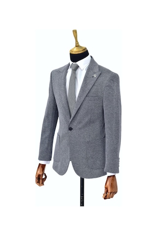 Suitmen Erkek Tek Spor Ceket Çift Yırtmaçlı Bgl-st03983 Lacivert