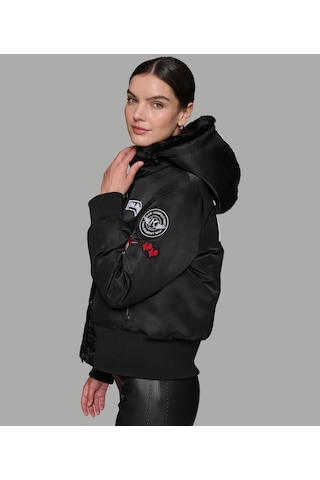 Karl Lagerfeld Kadın Mont Lwomp839-blk Siyah
