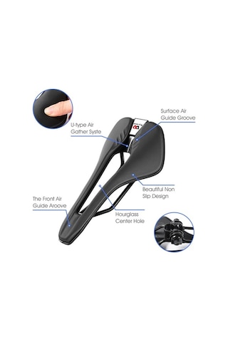 Dancemonkey Yüksek Kaliteli Nefes Alabilir Bisiklet Sele - Siyah, Kırmızı, Sarı Renklerde, Uzun Süreli Kullanım İçin İdeal, Her Kişi İçin Tasarlanmış Sarı