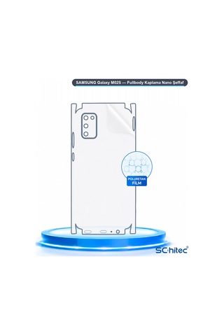 Samsung Galaxy M02s Uyumlu Fullbody Arka Kaplama Hidrojel Koruyucu Film 81062309