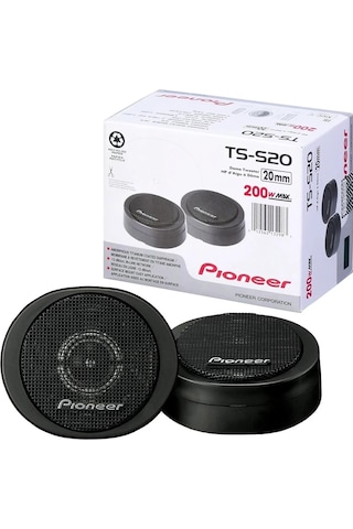 Pıoneer Ts-s20 -200 Watt Hard Dome Super Tweeter-tiz Hoparlör-2 Adettir