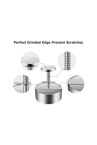 Maiyame 304 Paslanmaz Çelik Ev İçi Hamburger Köftesi Pressi - Dairesel Form, 115mm Boyutlu, Basma Tipi Köfte Kalıbı Çok Renkli