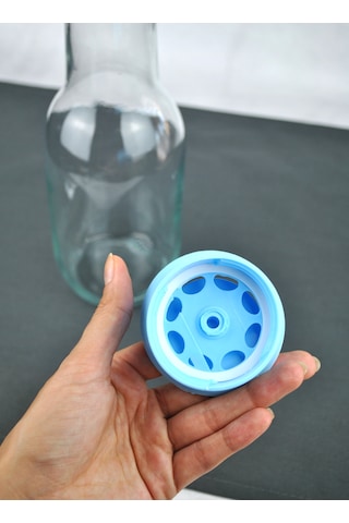 Cam Sürahi Seti Detoks Kapaklı 1 Litre Sürahi Ve 2 Adet Paşabahçe