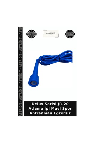Delux Serisi Jr-20 Atlama İpi Mavi Spor Antrenman Egzersiz