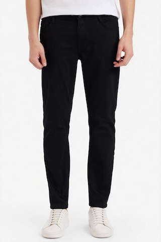 Defacto Pedro Slim Fit Dar Kalıp Normal Bel Dar Paça Jean Pantolon S2711az26spnm40 Siyah-nm40