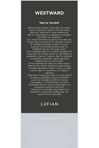 Lufian Westward Erkek Parfüm EDP 100 ML