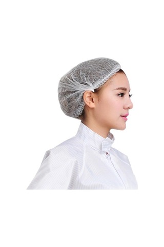 Trendooze Tek Saç Parça Örtüsü Olmayan Net Kullanımlık Kap Kabarık Dokuma Beyaz Baş 100 Zd