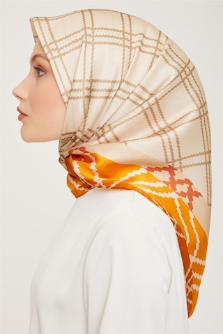 Armine Twill İpek Eşarp 23ka9040 37 - Bej