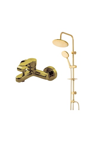 Domino Altın Banyo Bataryası,altın Duş Ünitesi 440615g-971518