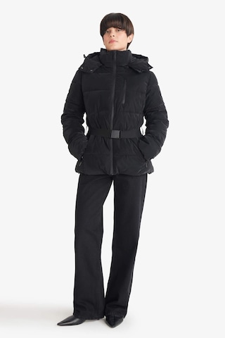 Defacto Regular Fit Kapüşonlu Mont F9915ax25wnbk27 Siyah-bk27