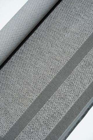 Modern Antrasit Geometrik Desenli Sisal Halı Dokuma Salon Ve Mutfak Halısı Çok Renkli