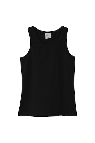 Lovetti Siyah Kız Çocuk Arka Büzgülü Yüzücü Atlet 132S001 Siyah