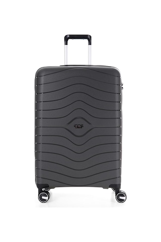 Ççs 5242 Polipropilen Körüklü Orta Boy Valiz-antrasit Antrasit