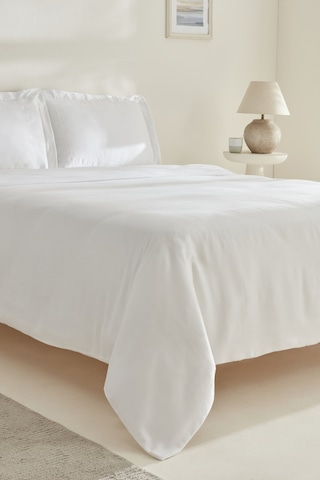 Karaca Home Felves %100 Pamuk King Size Nevresim Takımı Beyaz 200.22.06.0038 Beyaz