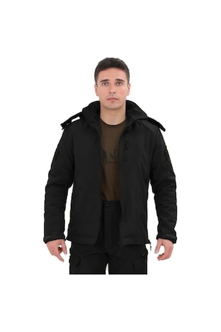 Terrien Dağcı Kıyafeti Avcı Giysisi Single Sword Su&rüzgâr Geçirmez Kapüşonlu Softshell Kışlık Erkek Mont Çok Renkli