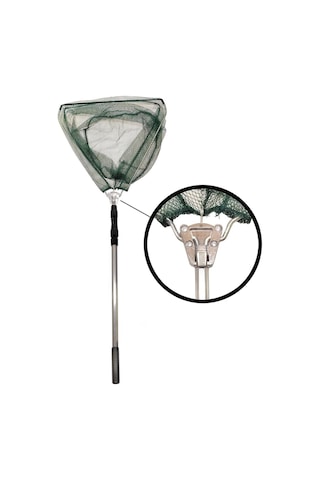 Balza Teleskobik Saplı Üçgen Katlanabilir Karides Ve Balık Kepçesi 170 Cm-9100