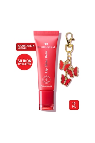 Herbaderm Nar Aromalı Parlatıcı Dolgunlaştırıcı ve Onarıcı Renkli Dudak Balmı 10 ML