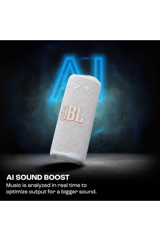 Grip Bluetooth Hoparlör, Beyaz, Jbl Pro Ses, Aı Sound Boost, Ip68 Su Geçirmez Ve Toz Geçirmez, Ambiyans Aydınlatmas