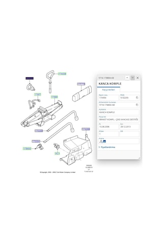 Çeki Halkası Ön/arka Connect Çeki Halkası Ön/arka Connect 5t16 17b804 Ab