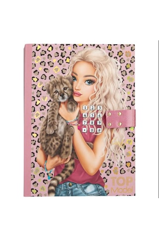 Topmodel By Depesche Leoheart Şifreli Ve Müzikli Günlük Defter - Taylor Swift Şarkılı Açık Pembe