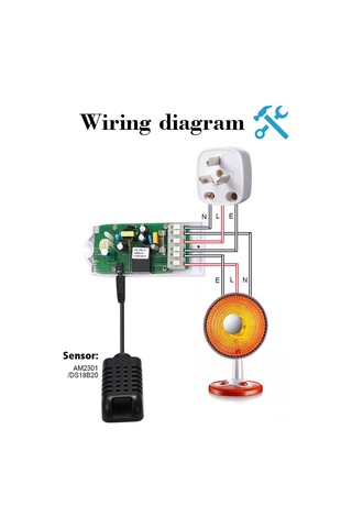 Youmex Sonoff Am2301 Isı Ve Nem Sensörü - Th10/th16 İle Kullanın -40 C/+80 C Aralığı, 0-99.9% Rh Doğruluk, Akıllı Ev İçin