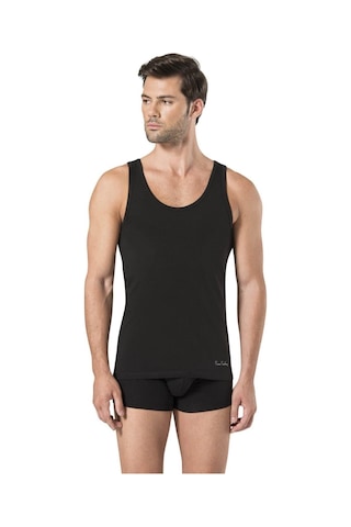 Pierre Cardin Erkek Siyah Modal Atlet 2 Li Paket Rahat Ve Nefes Alabilen İç Giyim Siyah