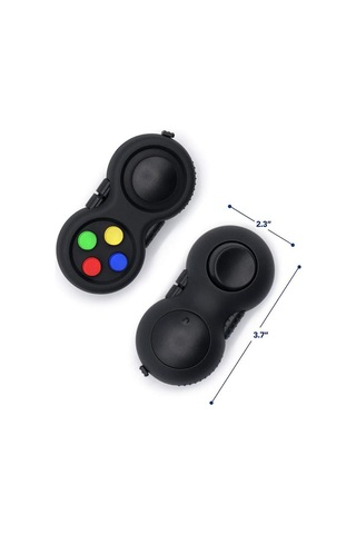 Sakinleştirici Fidget Oyuncak Kontrolü Siyah Çok Renkli