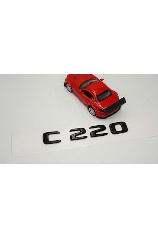 C 220 Bagaj Parlak Siyah ABS 3M 3D Yazı Logo