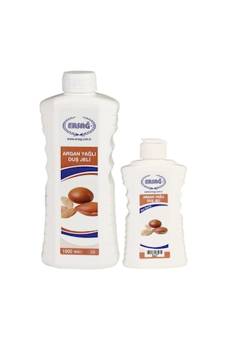 Ersağ Argan Yağlı Duş Jeli 1 L + Boş Aparat