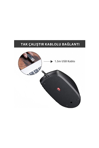 Philips Spk7247b/38 2000 Serisi 1200 Dpı Usb Optik Kablolu Mouse Diğer