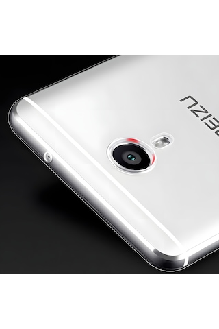 Meizu M6 Kılıf Şeffaf İnce Ve Esnek Süper Silikon Kılıf Renksiz