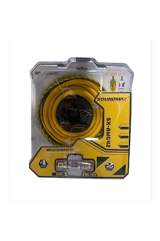 Soundmax Sx-awg42 4ga Oto Anfi Kablo Seti