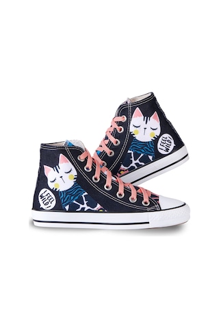 Denokids Mshb&g Orman Kedisi Kız Çocuk Sneakers Spor Ayakkabı Renkli Çok Renkli