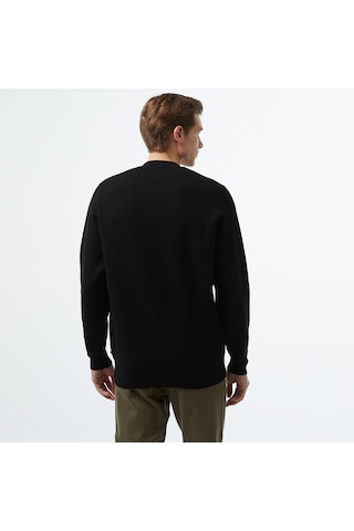 Nautica Erkek Siyah Regular Fit Hırka Düz S37129t Siyah