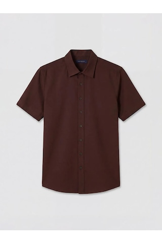Lc Waikiki Mürdüm Regular Fit Erkek Gömlek