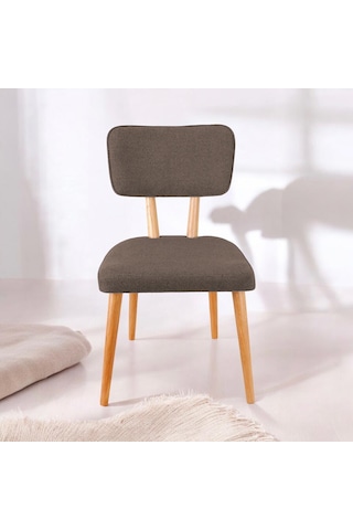 Polly Ahşap Sandalye Kahverengi 4 Adet