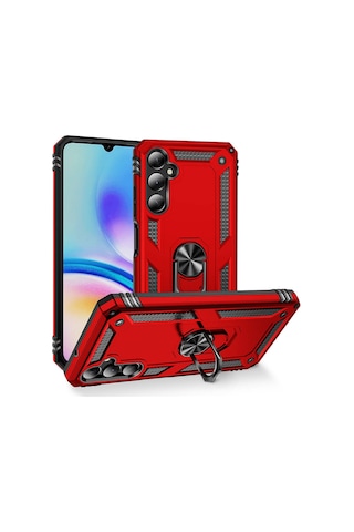 Zore Galaxy Uyumlu A05s Kılıf Vega Kapak - Kırmızı Kirmizi