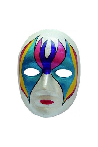 30 Adet Karton Boyanabilir Maske