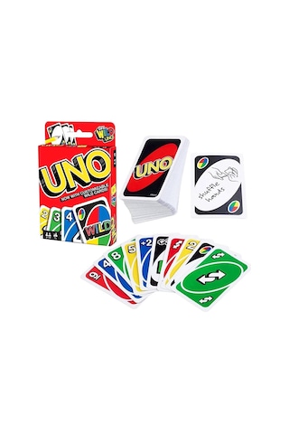 Uno Kartlar Kutu Oyunu 112 Adet Kart Uno Oyun