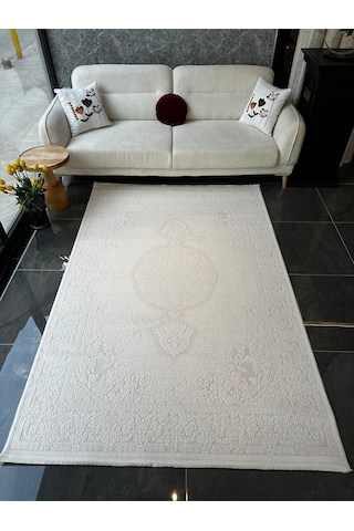 Arden Halı Salon, Oturma, Yatak Odası Halısı Desen Kodu 79423-060 Beyaz