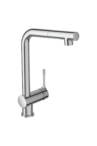 Ideal Standard Ceralook 1F - BC176AA Kuğu Spiralli Eviye Bataryası Krom