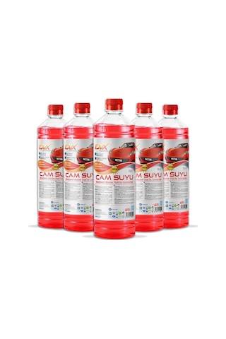 Divortex Şampuanlı Ve Parfümlü Yazlık Cam Suyu 5 Adet X 1 Litre