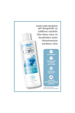 Avon Care Intimate Refreshing E Vitamini İçeren Dış Genital Bölge Temizleyici 250 ML
