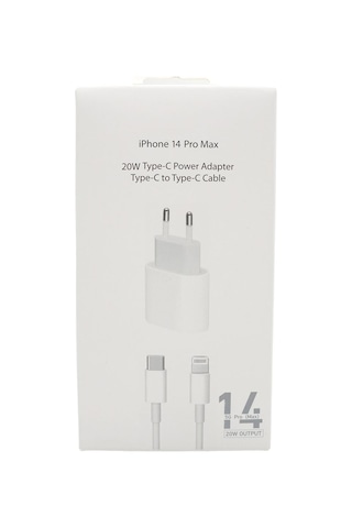 Rio Tech 20w Usb-c Adaptör Type-c Den Lightning Iphone Giriş Kablo 14 Pro Max