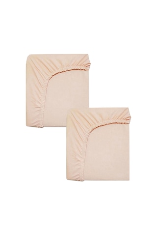 2 Adet 50x90 Cm Anne Yanı Lastikli Penye Kumaş Bebek Çarşafı-yavruağzı