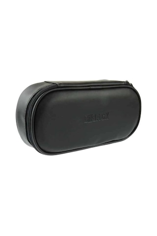Bback Oval Deri Kalemlik / Kalem Kutusu Siyah