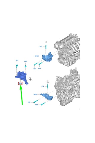 Ford Focus Motor Takozu Sağ 1.6 Dizel Fomoco 2005-2018 Av616f012fa