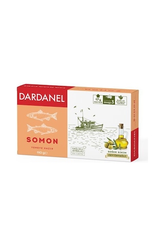 Dardanel Soğuk Sıkım Zeytinyağlı Somon 110 G Dardanel Soğuk Sıkım Zeytinyağlı Somon 110 G